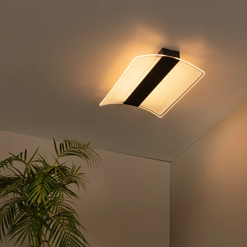 Lucide ALINE - Lámpara de pared Baño - LED - 1x12W 3000K - IP44 - Transparente - ambiente 1